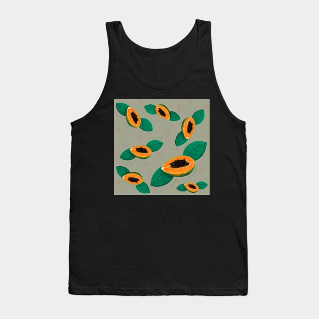 Papaya love Tank Top by MaLaaArt